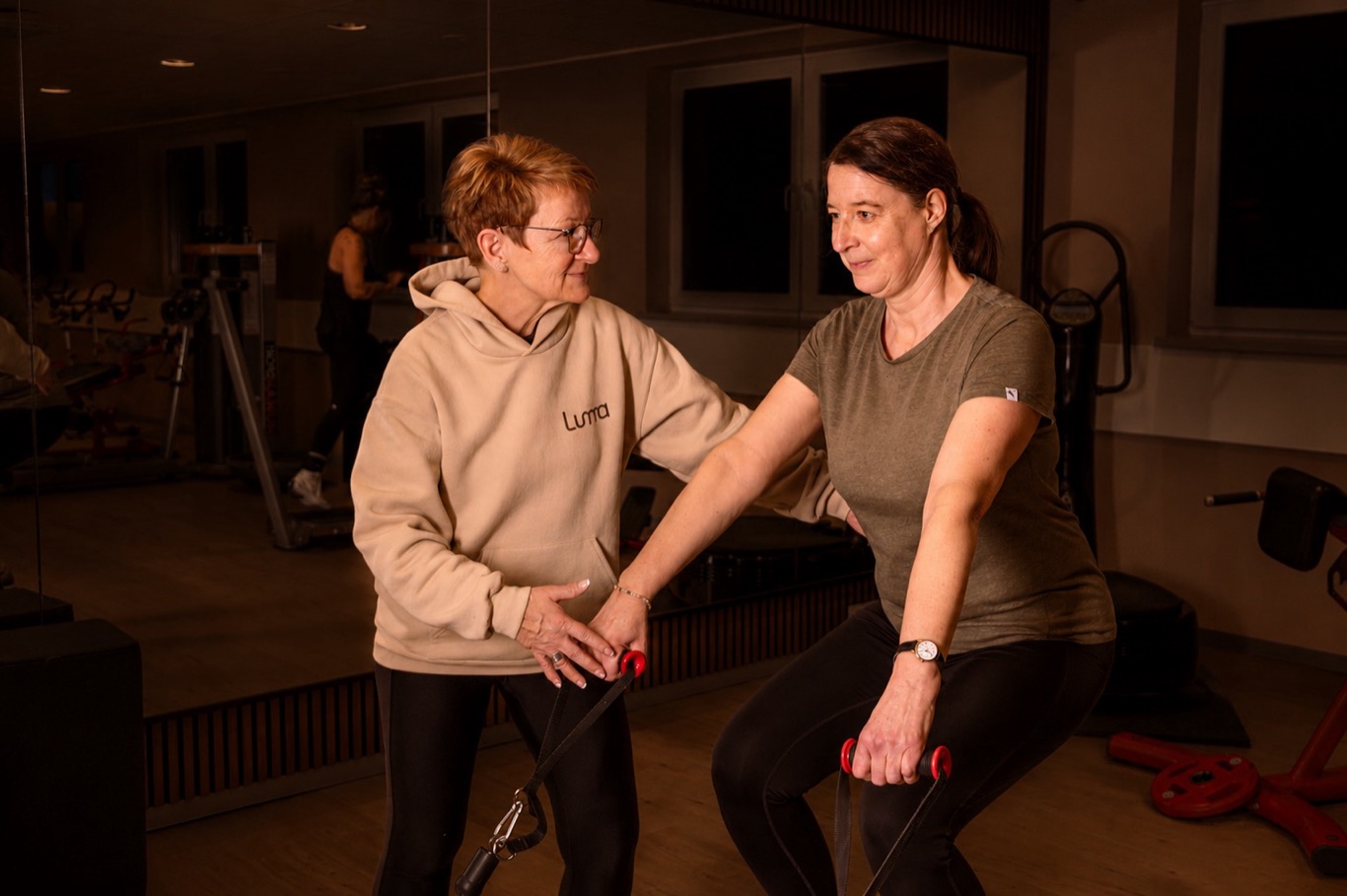 Gemeinsames Training bei LUMA Fitness Fulda