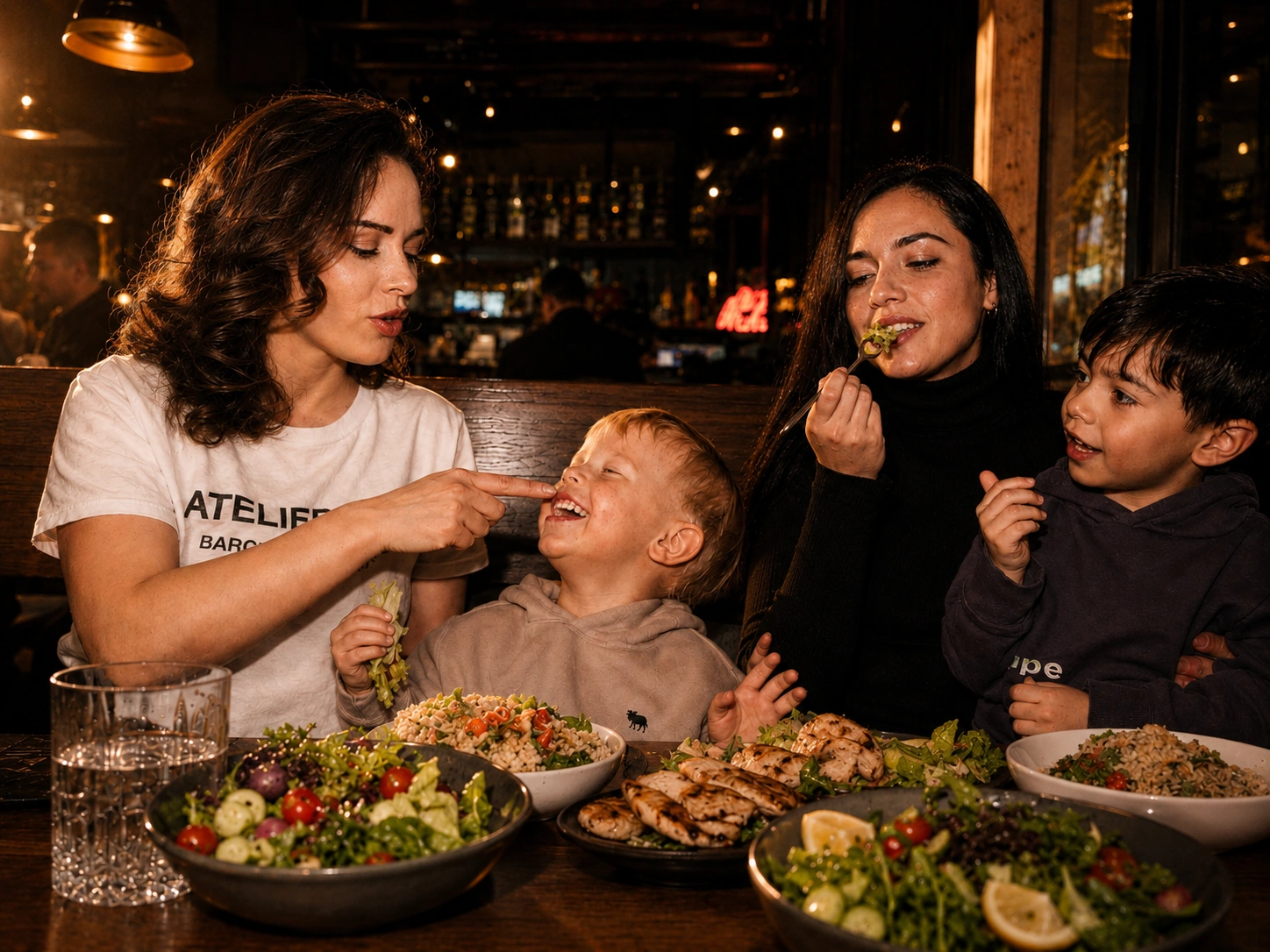 Gemütliche Mahlzeit im LUMA Dining Club